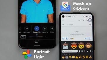 Google Apps Updates - October 2020 - Google Photos Portrait Light, Gboard Mash-up Stickers & More