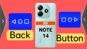 how to set back button on screen in redmi note 14 | redmi note 14 me navigation button kaise lagaye
