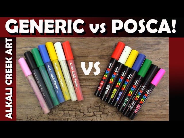 Posca vs Molotow Acrylic Markers  Which one should you choose? 