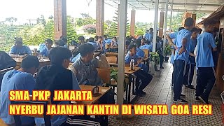 SMA PKP Jakarta Acara Istirahat Jam 12 Siang Di Wisata Goa Resi Desa Wisata Conto