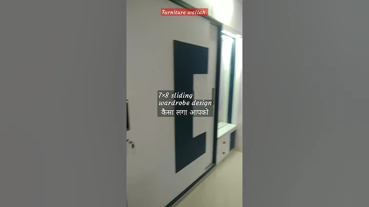 🔥🔥 Sliding wardrobe design for bedroom with dressing table | | #shorts #viralshorts #short