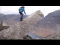 Snowdonia - Tryfan via North Ridge. Adam and Eve leap of faith.