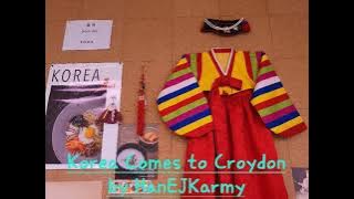 GIF: Korea Comes to Croydon#한글(The Korean Alphabet)#서예 (calligraphy) #DMZ (De-militarised zone)