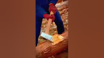 sharp axe for splitting logs #shorts