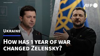 Ukraine: How has one year of war with Russia changed Zelensky? | AFP