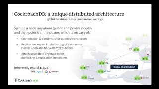 Famous The Architecture of a Geo Distributed Database Wealth