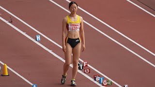 【園女のエースジャンパー山中 真琴】女子三段跳13 日本選手権陸上2025