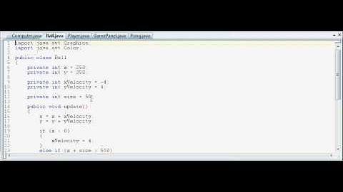 Java Game Tutorial - Pong 06-04: Share of Ups and Downs