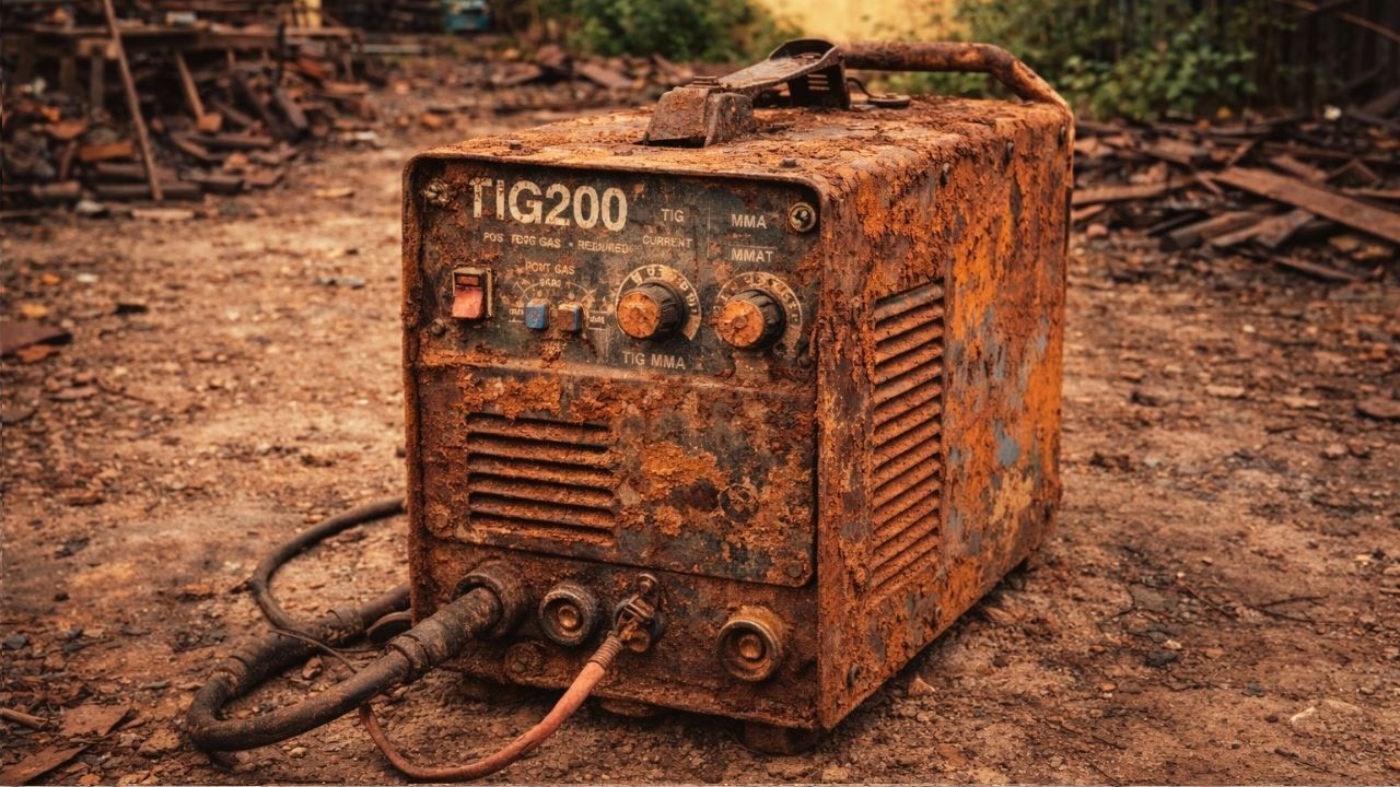 Restoring old rusty TIG welding machine using argon - Restoration Old Classic TIG Welding Machine