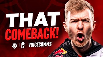 THAT Comeback! | G2 Rainbow Six Siege Voicecomms