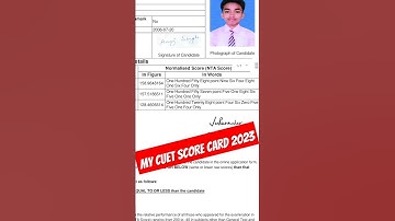 Cuet Result 2023 | 🥳#cuet #result #2023 #shorts