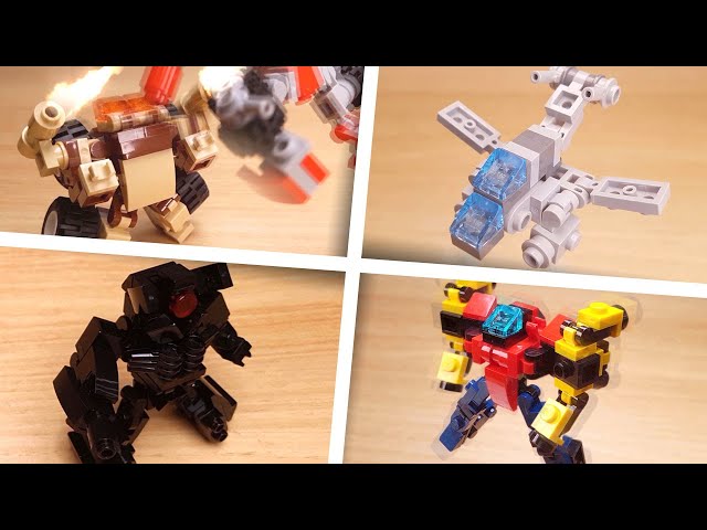 Brickmecha LEGO robot transformers animation compilation 6