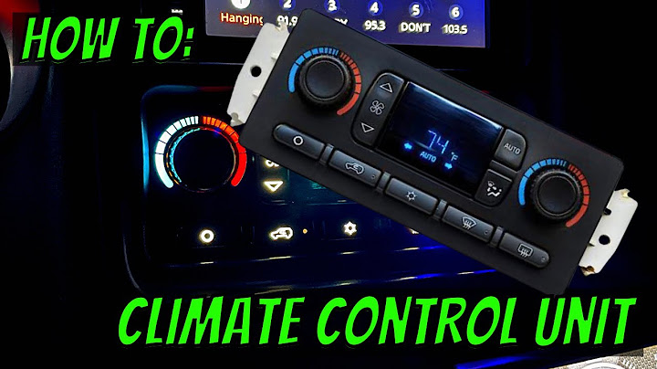 2005 chevrolet silverado climate control module