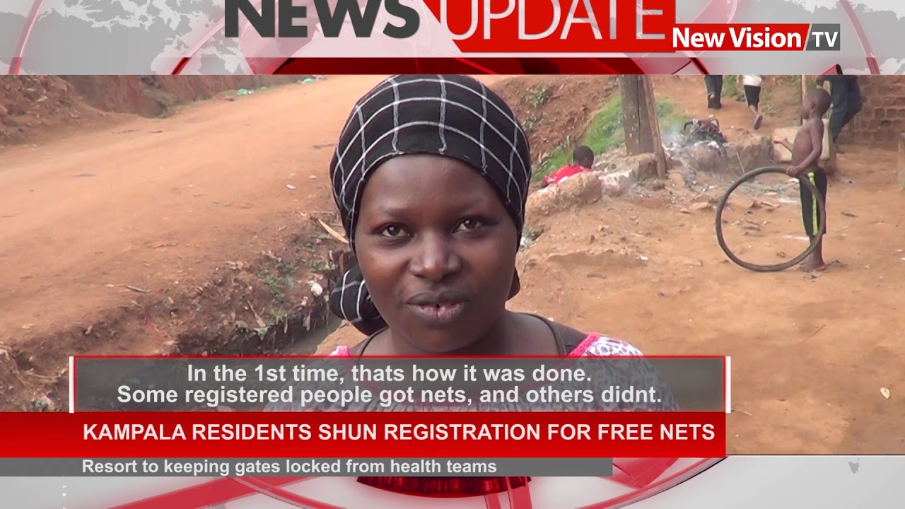 Kampala residents shun registration for free nets