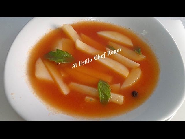 SOPA DE PAPA, Receta # 344, como hacer sopa | Chef Roger Oficial