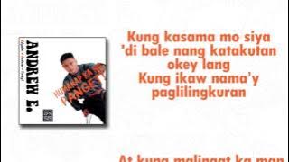 Andrew E. - Humanap Ka Ng Panget (Lyric Video)