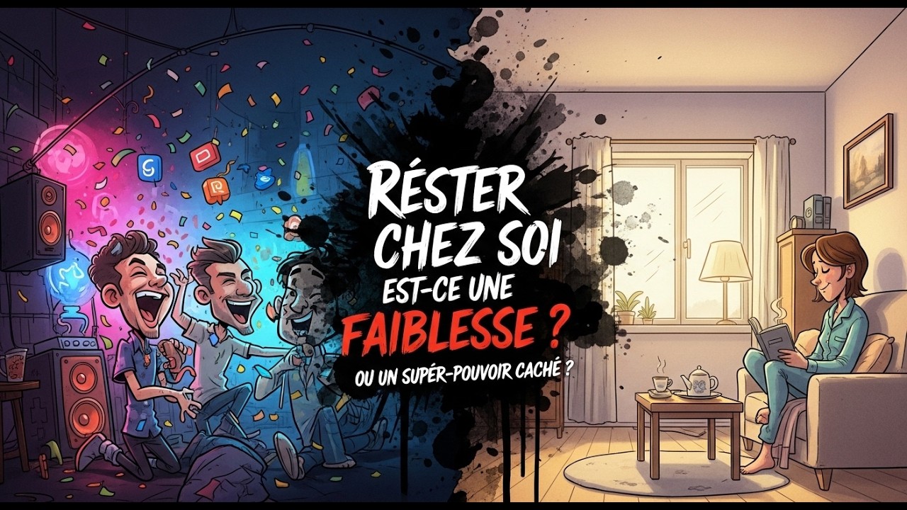 La psychologie des personnes qui aiment rester chez elles.