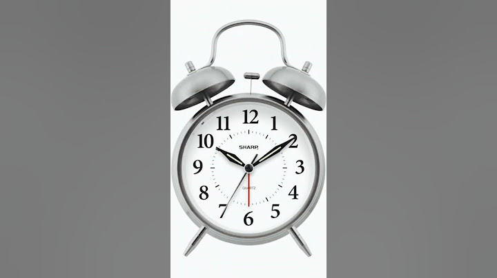 Alarm clock sound