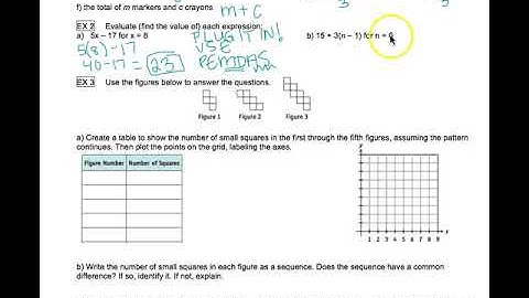 Algebra 1: 1.2 Writing Expressions
