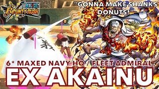 6* MAXED EX AKAINU(Counter EX Shanks!) SS League Gameplay | One Piece Bounty Rush