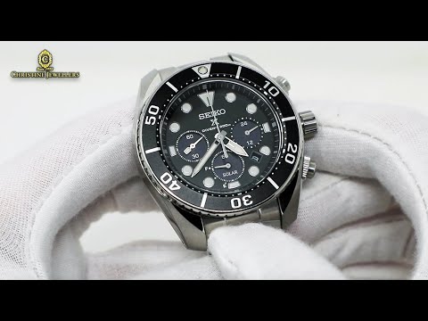 UNBOXING 2020 SEIKO PROSPEX SOLAR SUMO CHRONOGRAPH BLACK DIAL SSC757J1 -  YouTube