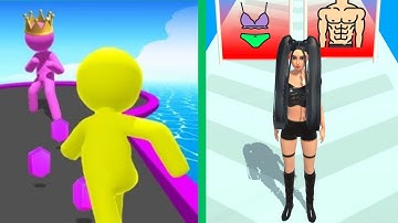 Build A Queen vs Giant Rush - All Level Gameplay Android,iOS