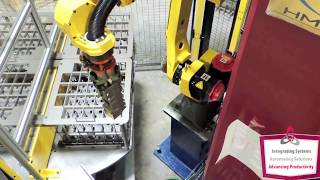 Robotic Machine Tending - Three operations - Industrial Automation