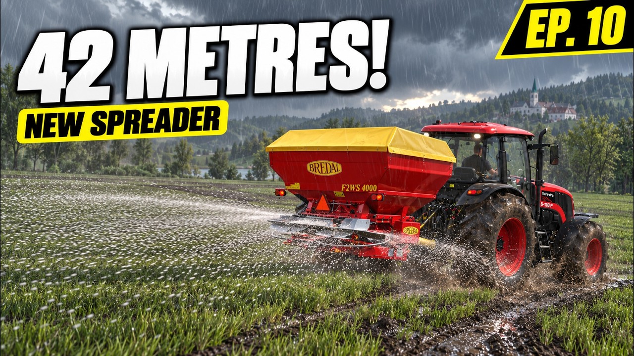I BOUGHT A MASSIVE 42M FERTILIZER SPREADER! | Deutschland | FS25 Competitive MP | Episode 10