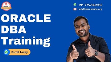 Oracle DBA Training | Real Time Oracle Database Training | Starting New Batch of Oracle DBA |1st MAY