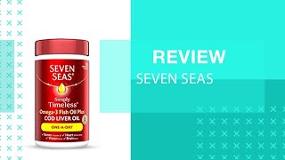 مكمل Seven Seas الغني باوميجا3 المهم لدعم المناعة وصحة القلب، ولتقوية الذاكرة والإدراك