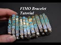 Bracelet polymer clay fimo tutorial egyptian inspired     diy armband