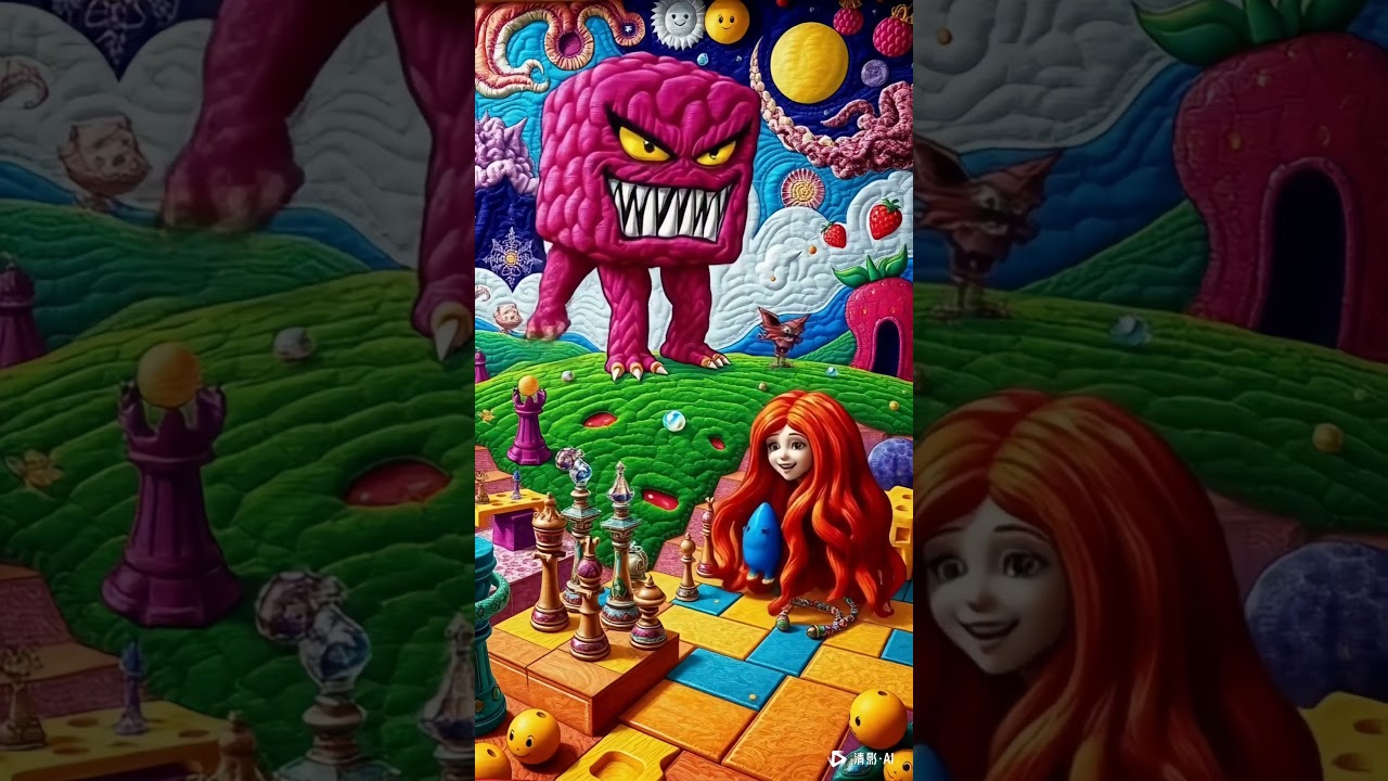 "The Candy Chess War: AI vs Monster Brain!"