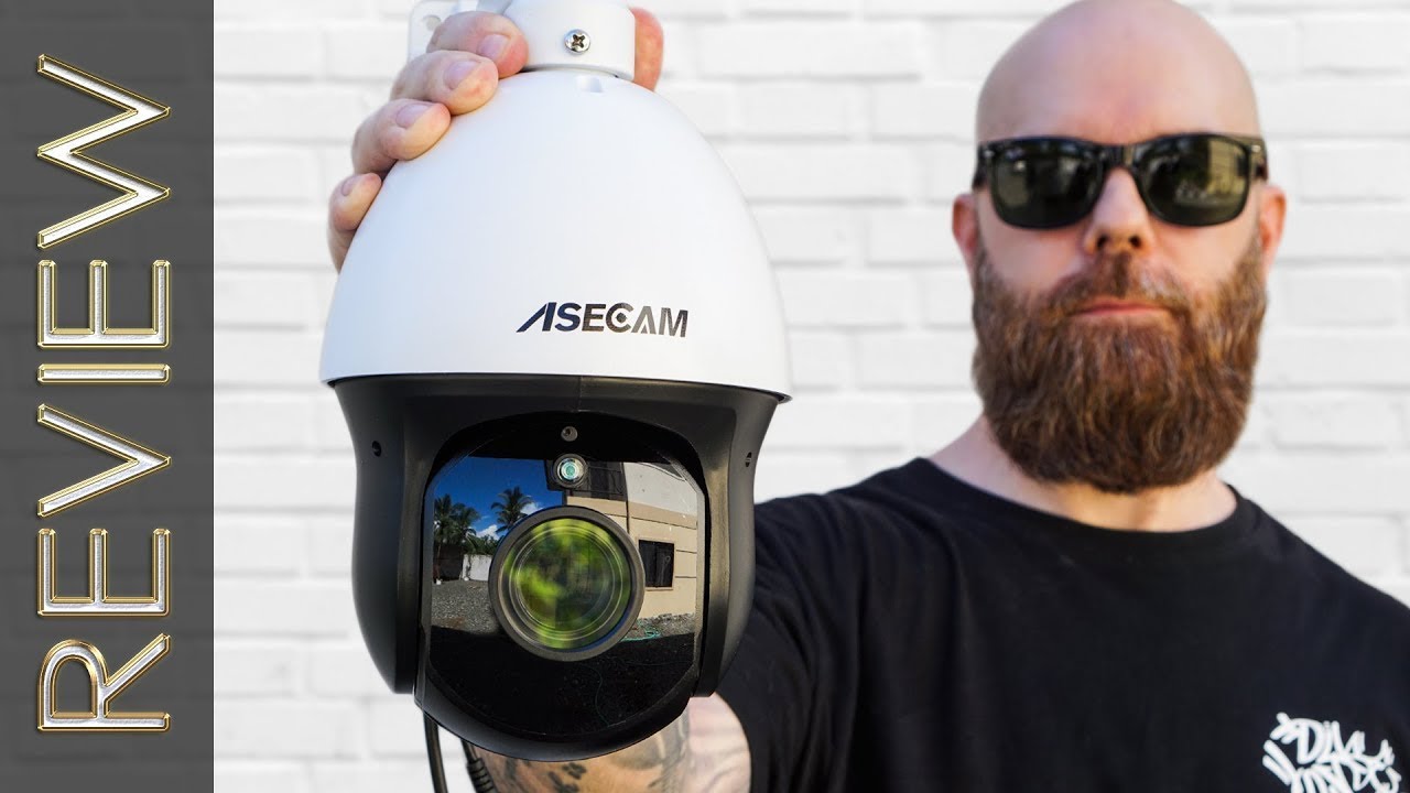 ASECAM 8MP 4K PTZ Security Camera 30X Zoom Hikvision Compatible