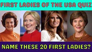 Name Theses 20 First Ladies of the USA QUIZ! | First Ladies! screenshot 2