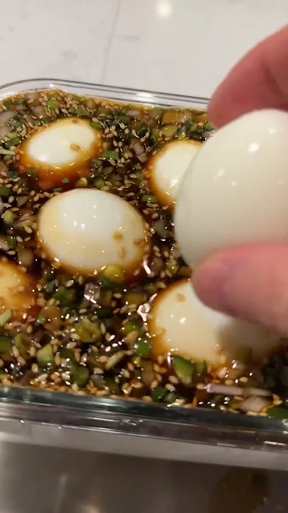 They call this drug eggs in Korea because these are so addictive!! 😳🥚🔥 Day 10 of Korean food