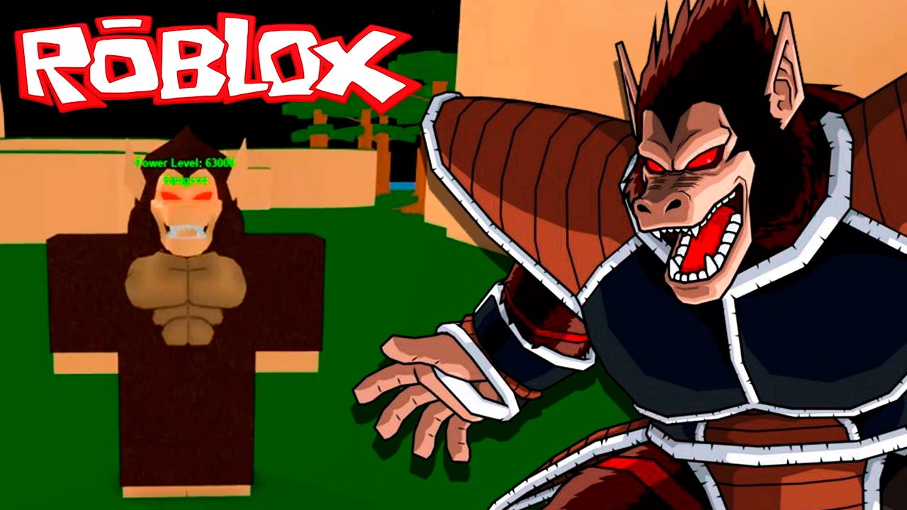 ME TRANSFORMEI EM OOZARU O MACACO GIGANTE NO ROBLOX!! (Dragon Ball