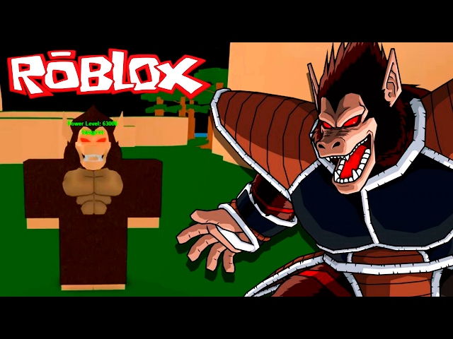 OOZARU MACACO GIGANTE VS GOKU BLACK NO ROBLOX!! (Dragon Ball