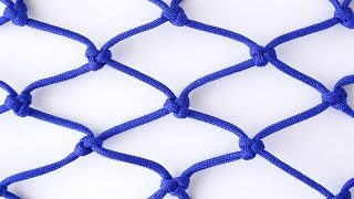 Simple Single Strand 'Paracord' Net  How to Make a Net  DIY CBYS