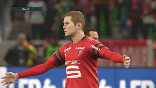 Rennes - Lille (ligue 1) sur PES 2019