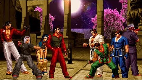 [KOF Mugen] Memorial | May Lee & Robert Team vs Kim & Takuma Team [ 4vs4 ]