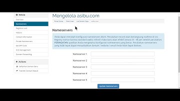 Mengarahkan domain ke hosting yang berbeda & mengunci domain (Registrar Lock)