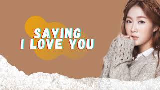 Soyou Sistar - Saying I love you | ost naughty kiss Resimi