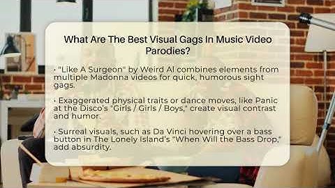 What Are The Best Visual Gags In Music Video Parodies? - The Comedy Reel