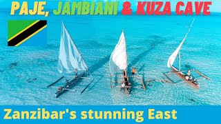 Stunning Zanzibar East Coast in 4K. Paje, Jambiani, The Rock Restaurant and Kuza Cave.