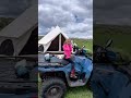 Family Glamping Set Up, In the Mountains of Idaho