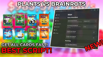 Plants vs Brainrots Script NO KEY 2025 – Auto Farm, Auto Buy, Buy, Instan Kill & More!