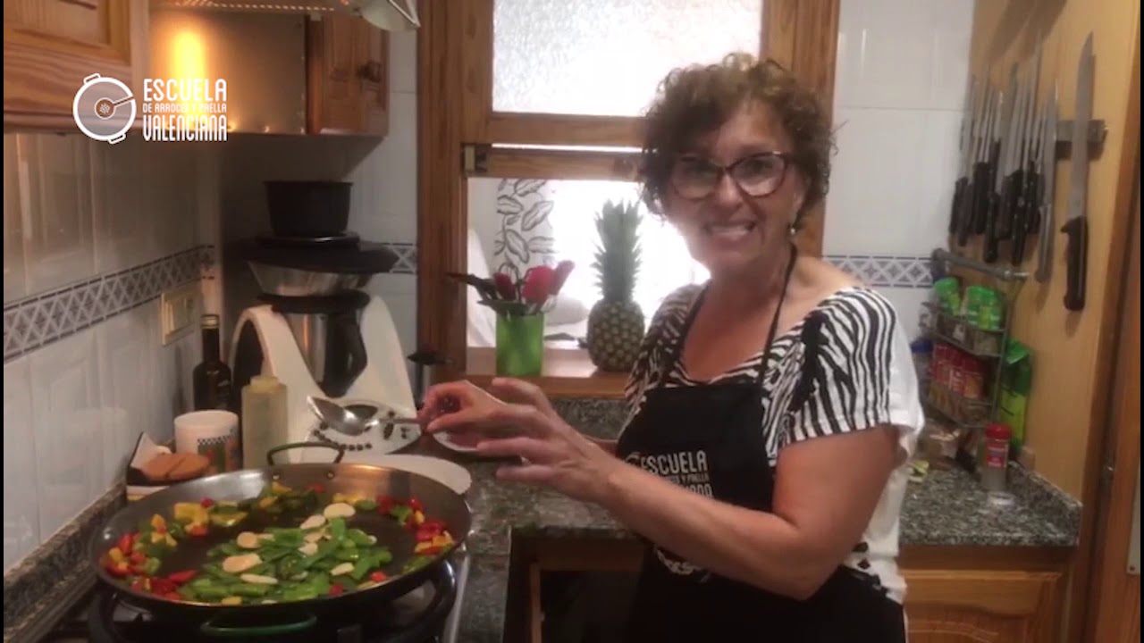 PAELLA DE VERDURAS EN CASA