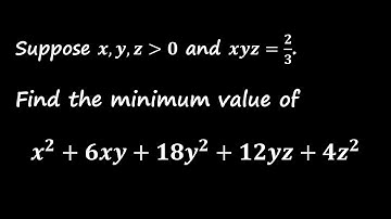 Finding the Minimum Value with AM-GM Inequality | Math Olympiad Problem Solution