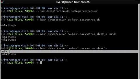 Agregar argumentos a script bash desde linea de comando