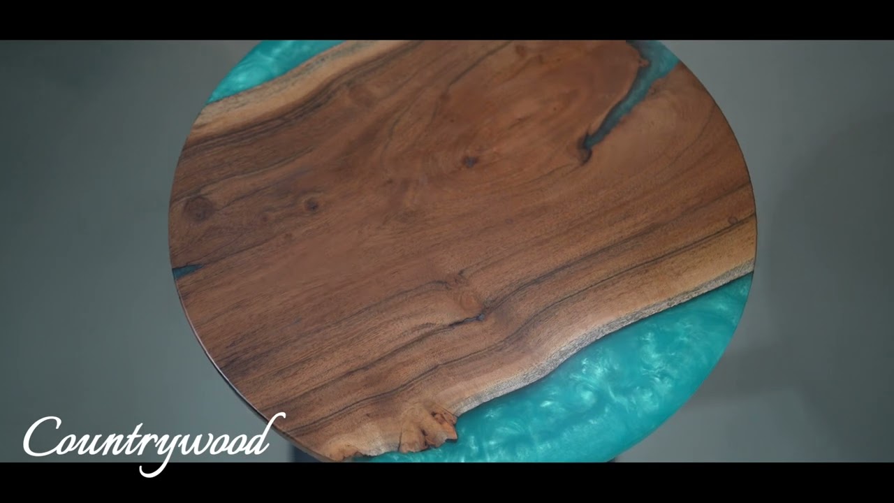 Wooden Epoxy Resin Centre Tables